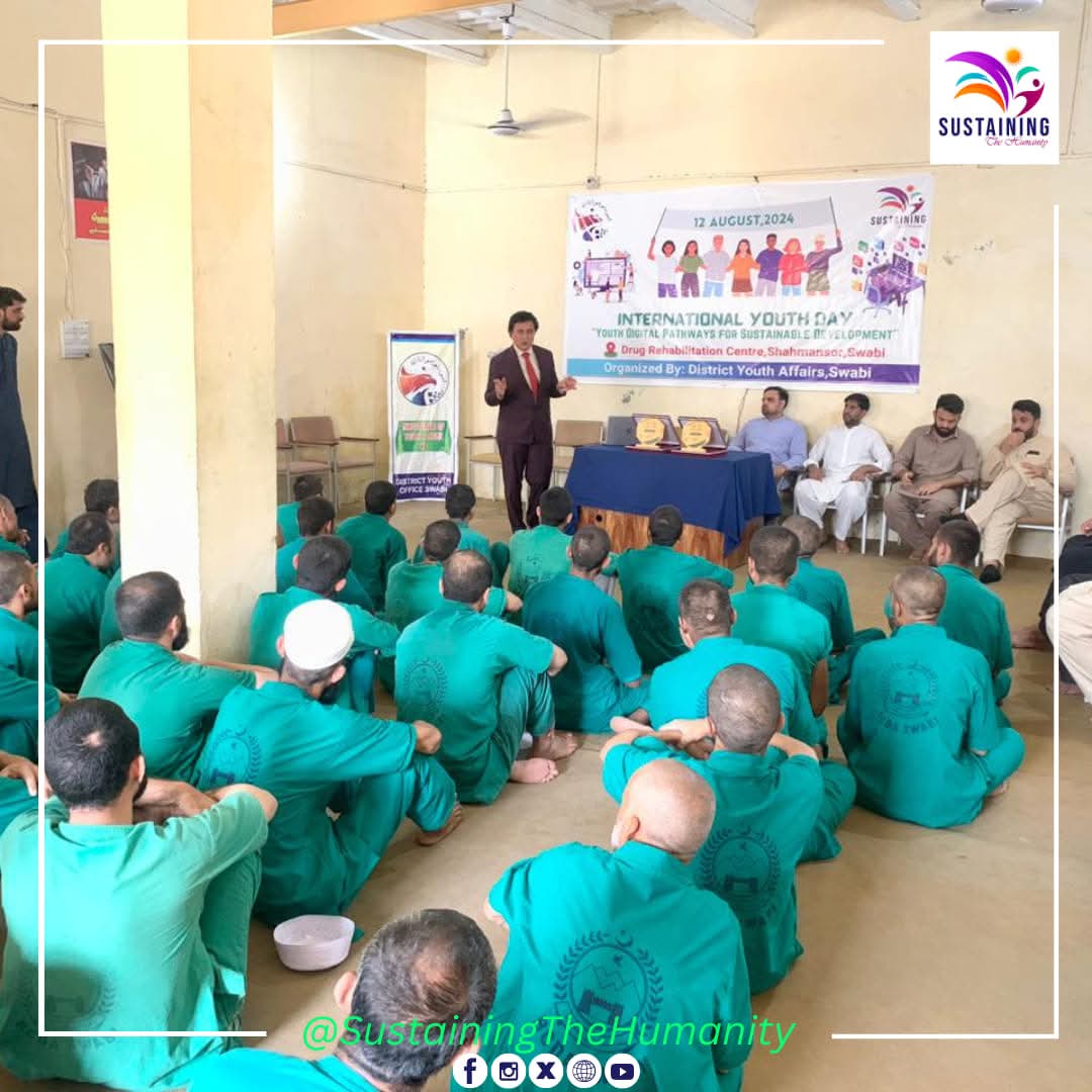 International Youth Day Celebration at Drug Rehabilitation Center Swabi